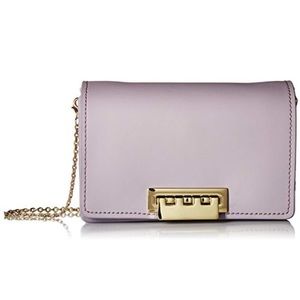 Zac Posen earthette accordion crossbody violet